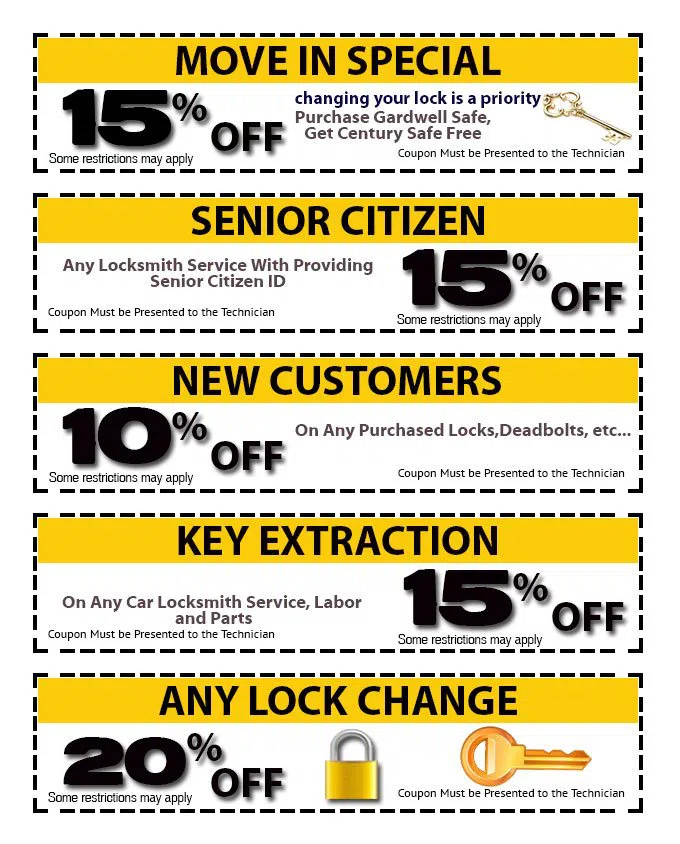 Security Locksmith Services Racine, WI 262-806-0567 - coupon-img